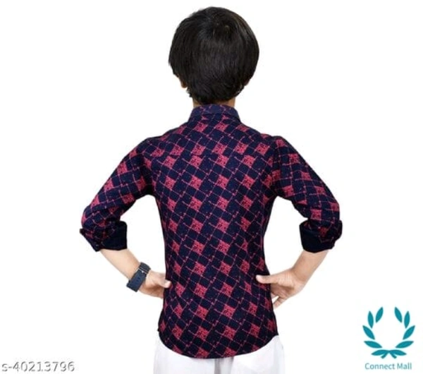 Made In The Shade 100% Cotton Boy's Shirt - 2-3 Years, Purple, Cotton, Pack of:1